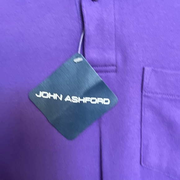 Men’s Purple Short Sleeve Polo shirt - Picture 3 of 5